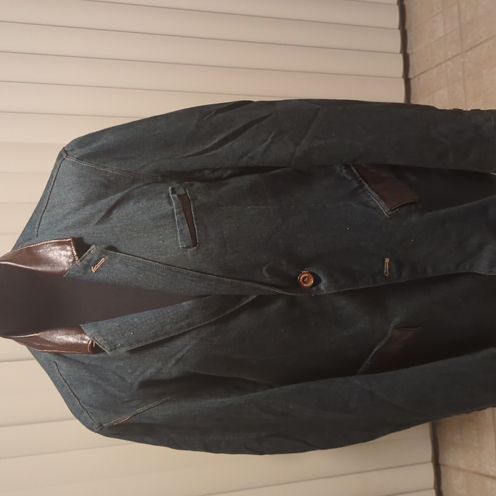 Denim blazer